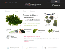 Tablet Screenshot of naturalmoldavites.com